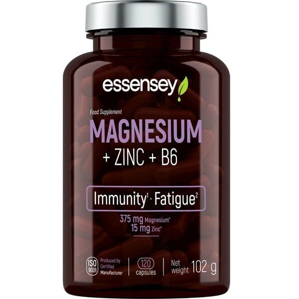 Essensey Vitamins & Minerals Magnesium + Zinc + B6 - 120 caps