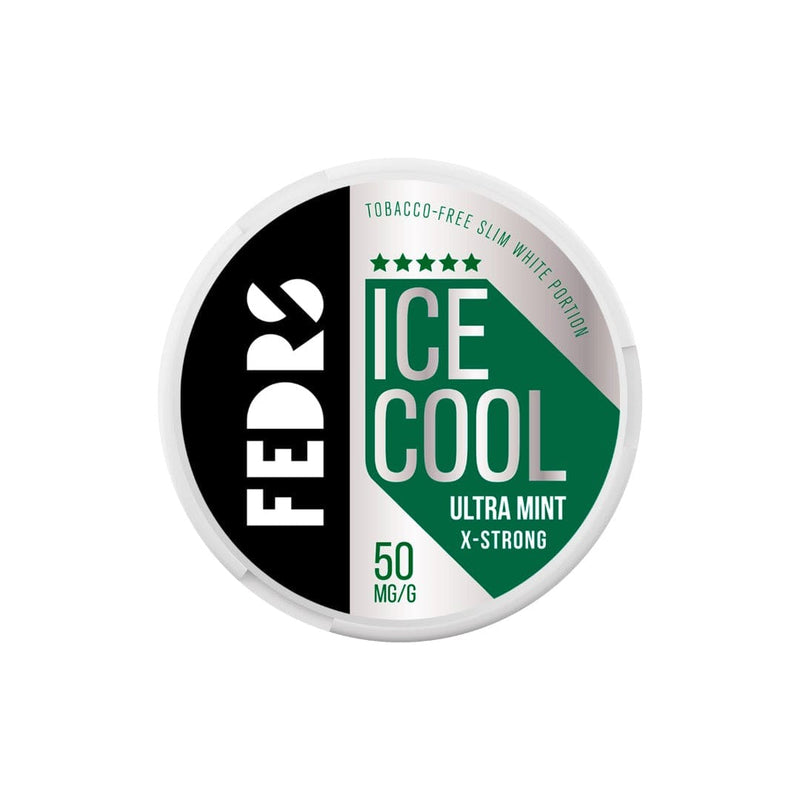 FEDRS Smoking Products 50mg FEDRS Ice Cool X-Strong Nicotine Pouch - 20 Pouches
