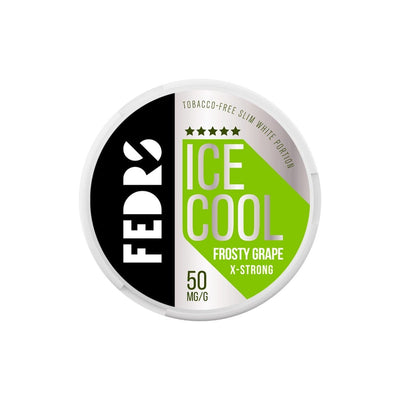 FEDRS Smoking Products 50mg FEDRS Ice Cool X-Strong Nicotine Pouch - 20 Pouches