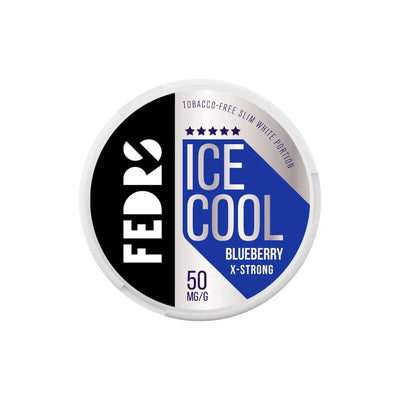 FEDRS Smoking Products Blueberry FEDRS Ice Cool X-Strong 50mg Nicotine - 20 Pouches