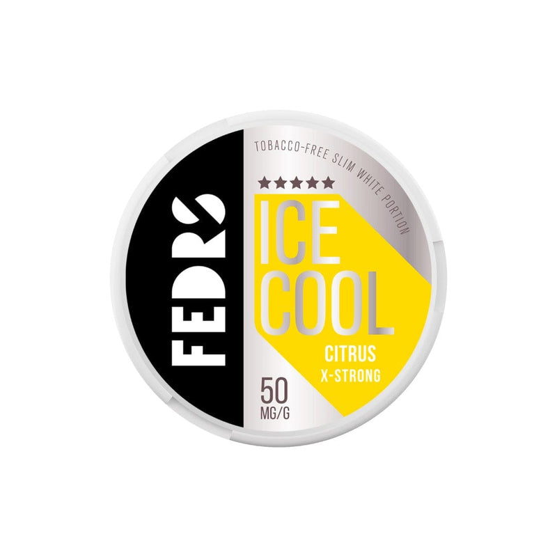 FEDRS Smoking Products Citrus 50mg FEDRS Ice Cool X-Strong Nicotine Pouch - 20 Pouches