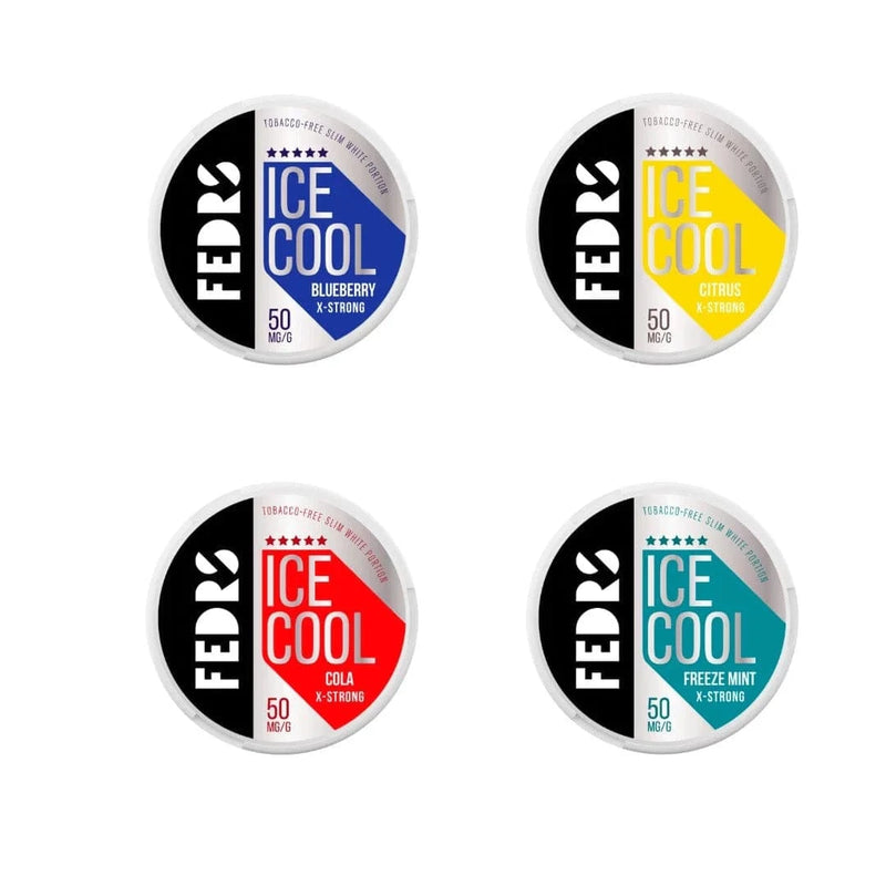 FEDRS Smoking Products FEDRS Ice Cool X-Strong 50mg Nicotine - 20 Pouches