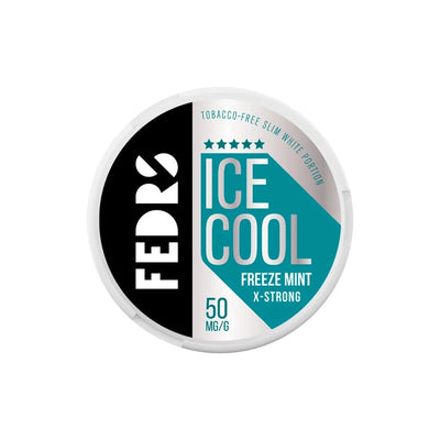 FEDRS Smoking Products Freeze Mint FEDRS Ice Cool X-Strong 50mg Nicotine - 20 Pouches