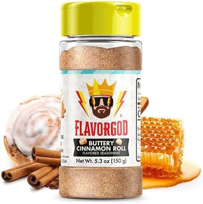 FlavorGod Buttery Cinnamon Roll Flavored Seasoning - 150g