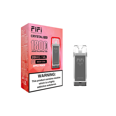 FLFI Vaping Products Apple Peach FLFI Crystal Replacement Pods 1800 Puffs 2ml