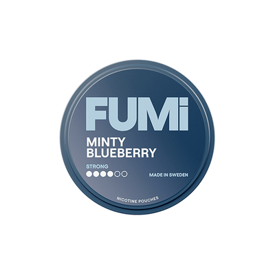 FUMI Smoking Products Minty Blueberry 8mg FUMI Strong Nicotine Pouch - 20 Pouches