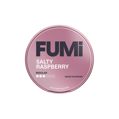 FUMI Smoking Products Salty Raspberry 4mg FUMI Regular Nicotine Pouch - 20 Pouches