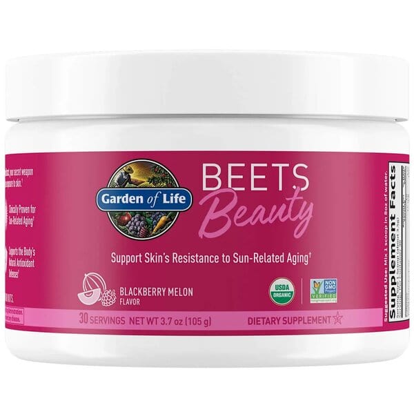Garden of Life Beauty Beets Powder, Blackberry Melon - 105g