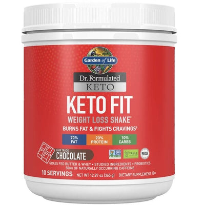 Garden of Life Dr. Formulated Keto Fit, Chocolate - 365g