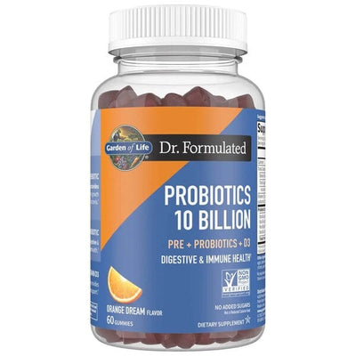 Garden of Life Dr. Formulated Probiotics 10 Billion, Orange Dream - 60 gummies