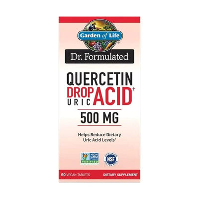 Garden of Life Dr. Formulated Quercetin Drop Uric Acid - 60 vegan tablets