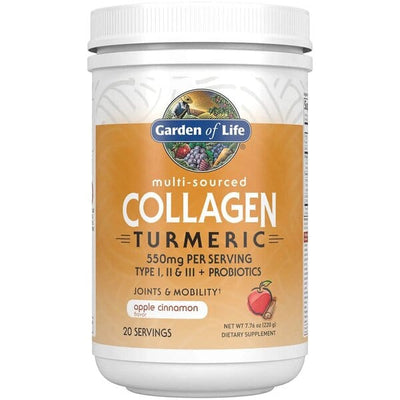 Garden of Life Multi-Sourced Collagen Turmeric, Apple Cinnamon - 220g