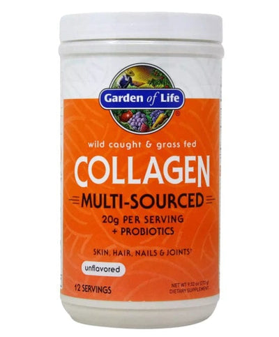 Garden of Life Wild Caught & Grass Fed Collagen Multi-Sourced Powder - 270g