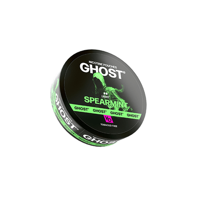 Ghost Smoking Products Spearmint 6mg Ghost Light Nicotine Pouches - 20 Pouches