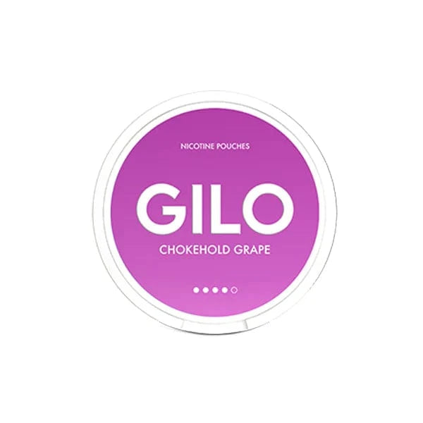 Gilo Smoking Products 16mg GILO Nicotine Pouch Chokehold Grape - 20 Pouches (Buy 1 Get 1 Free)