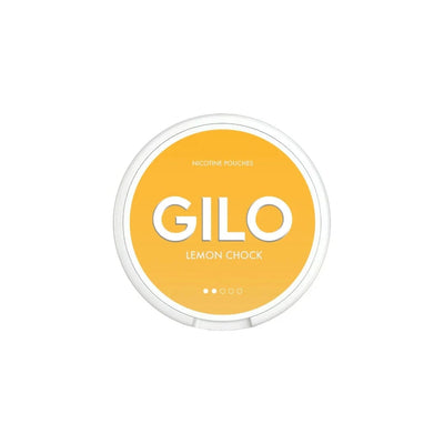 Gilo Smoking Products 8mg GILO Nicotine Pouch Lemon Chock - 20 Pouches (Buy 1 Get 1 Free)