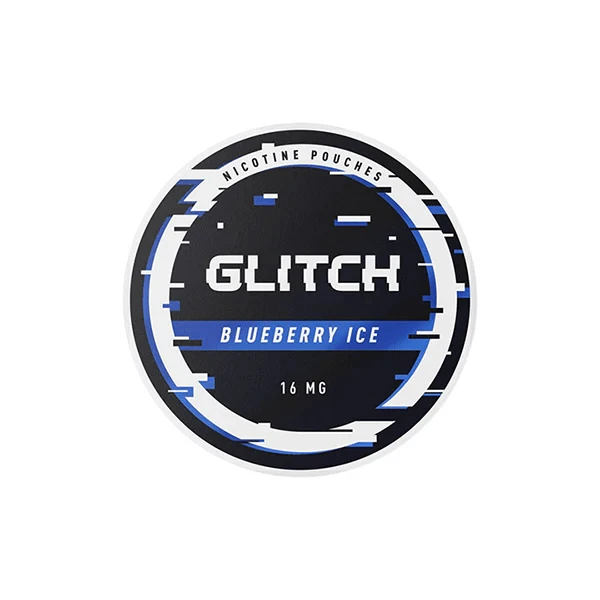 Glitch Smoking Products 16mg Glitch Regular Nicotine Pouches - 20 Pouches (Buy 1 Get 1 Free)