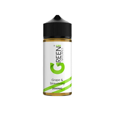 Green Naturals CBD Products Green Naturals 2000mg CBD Vaping Liquid 100ml (50PG/50VG)