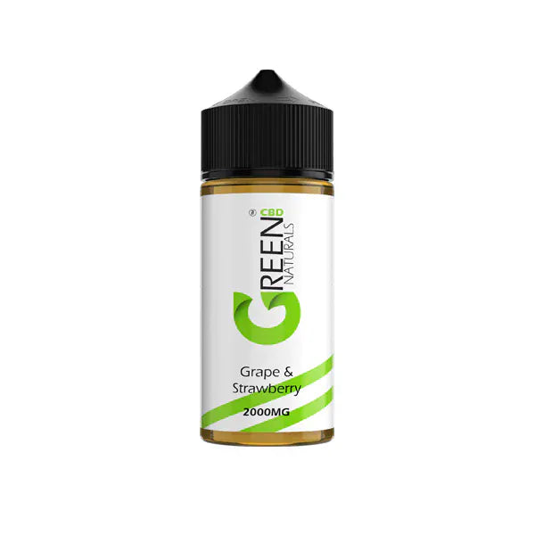 Green Naturals CBD Products Green Naturals 2000mg CBD Vaping Liquid 100ml (50PG/50VG)