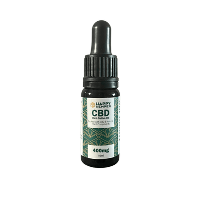 Happy Hemper CBD Products 400mg Happy Hemper Cold Pressed CBD Oil 10ml