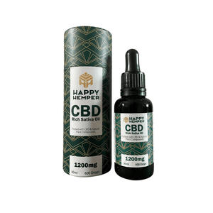 Happy Hemper 1200mg Cold Pressed CBD Oil 30ml