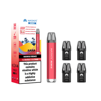 Hayati Vaping Products 20mg Hayati Remix 4in1 2400 Pod Kit 2400 Puffs