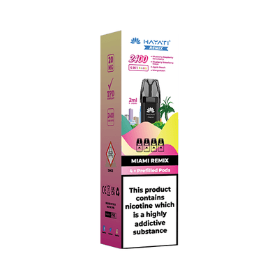 Hayati Vaping Products Tokyo Remix 20mg Hayati Remix 2400 Replacement Pods 2400 Puffs