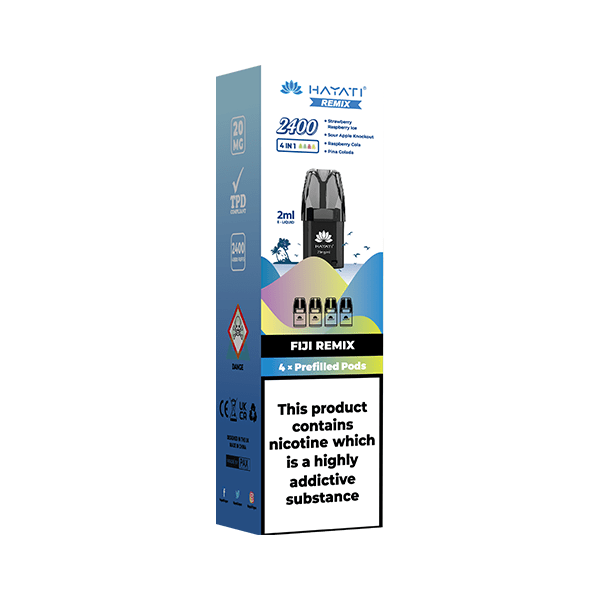 Hayati Vaping Products Tokyo Remix 20mg Hayati Remix 2400 Replacement Pods 2400 Puffs