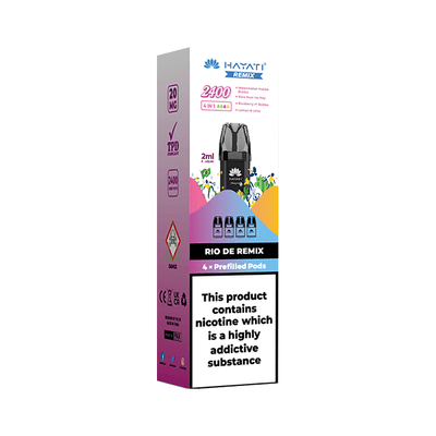 Hayati Vaping Products Tokyo Remix 20mg Hayati Remix 2400 Replacement Pods 2400 Puffs