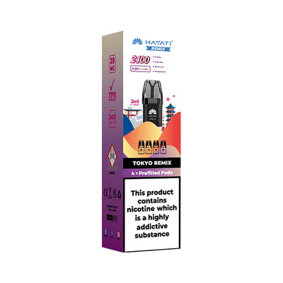 Hayati Vaping Products Tokyo Remix 20mg Hayati Remix 2400 Replacement Pods 2400 Puffs