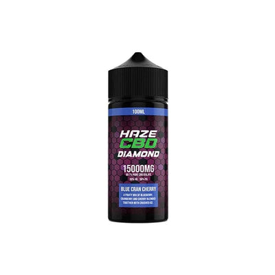 Haze CBD Products Blue Cran Cherry Haze CBD Diamond 15000mg CBD E-Liquid 100ml