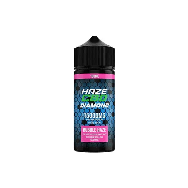 Haze CBD Products Bubble Haze Haze CBD Diamond 15000mg CBD E-Liquid 100ml