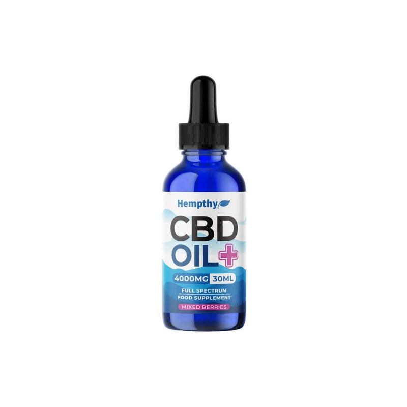 Hempthy CBD Products Hempthy 4000mg Full Spectrum Food Supplement Mixed Berries 30ml