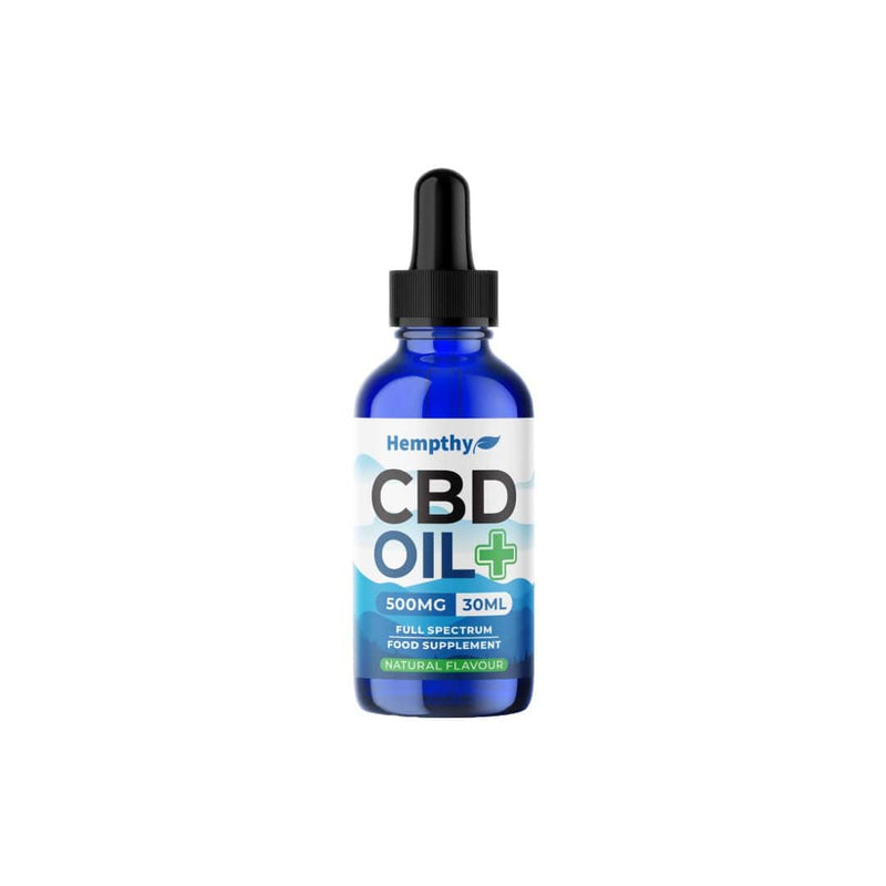 Hempthy CBD Products Hempthy 500mg Full Spectrum Natural CBD Oil 30ml