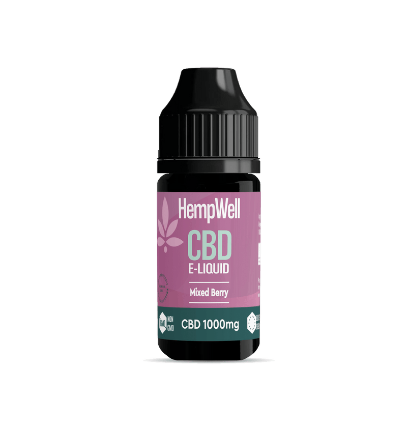 HempWell CBD Products HempWell 1000mg CBD Vape E-Liquid