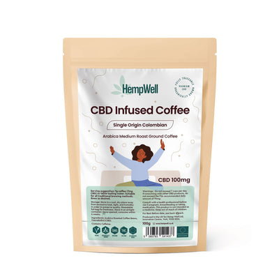 HempWell CBD Products HempWell 100mg CBD Coffee