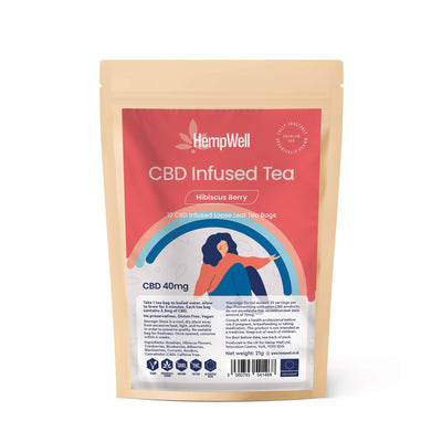 HempWell CBD Products HempWell 100mg CBD Tea