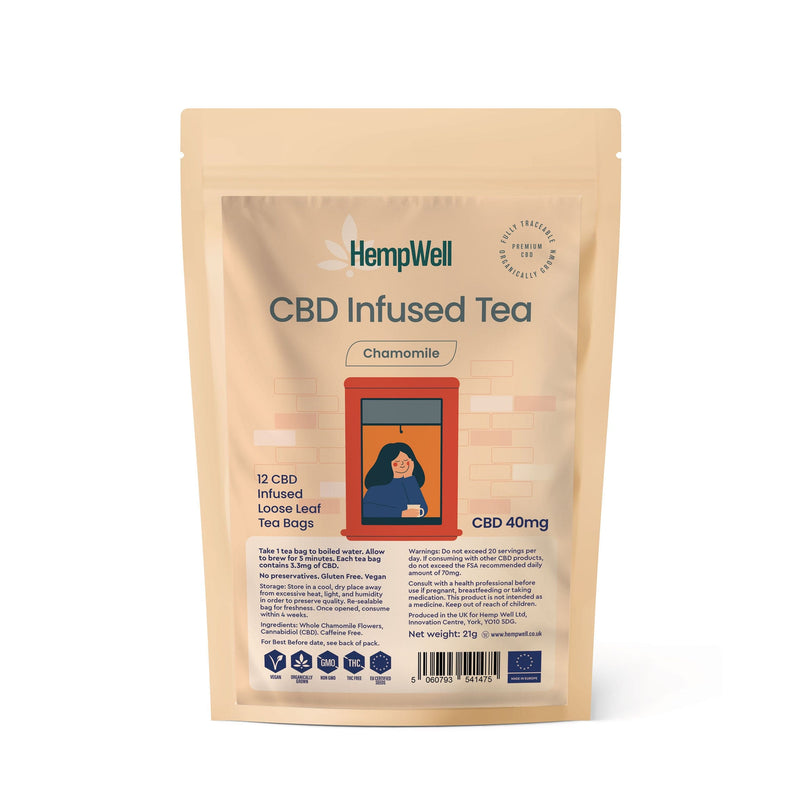 HempWell CBD Products HempWell 100mg CBD Tea