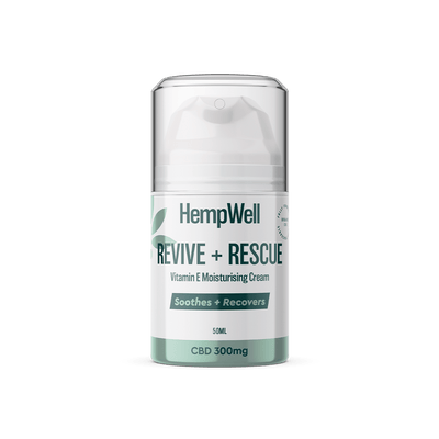 HempWell CBD Products HempWell 300mg CBD Revive and Rescue Face Cream