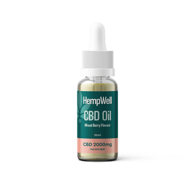 HempWell CBD Products Mixed Berry HempWell 2000mg CBD Oil 30ml