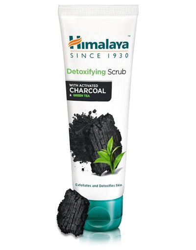 Himalaya Detoxifying Scrub with Activated Charcoal & Green Tea - 75 ml.