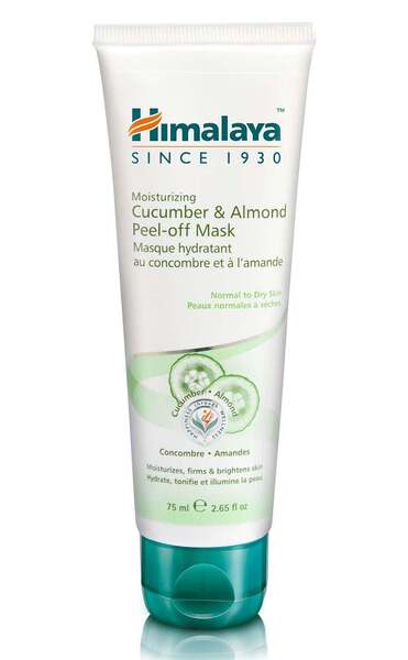 Himalaya Moisturizing Cucumber & Almond Peel-Off Mask - 75 ml.