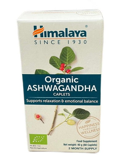 Himalaya Nootropics & Supplements Organic Ashwagandha - 60 caplets