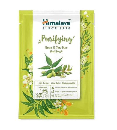 Himalaya Purifying Neem & Tea Tree Sheet Mask - 30 ml.
