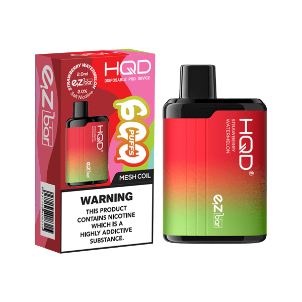 HQD Vaping Products 20mg HQD EZ Bar Disposable Vape Device 600 Puffs