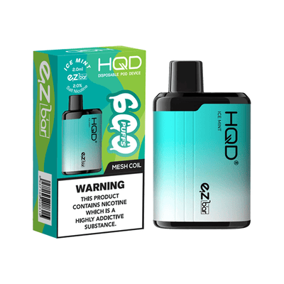 HQD Vaping Products 20mg HQD EZ Bar Disposable Vape Device 600 Puffs