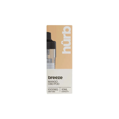 Hurb CBD Products Mango Hurb Breeze CBD 1000mg Pre-filled Pod 10ml