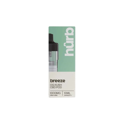 Hurb CBD Products OG Kush Hurb Breeze CBD 1000mg Pre-filled Pod 10ml