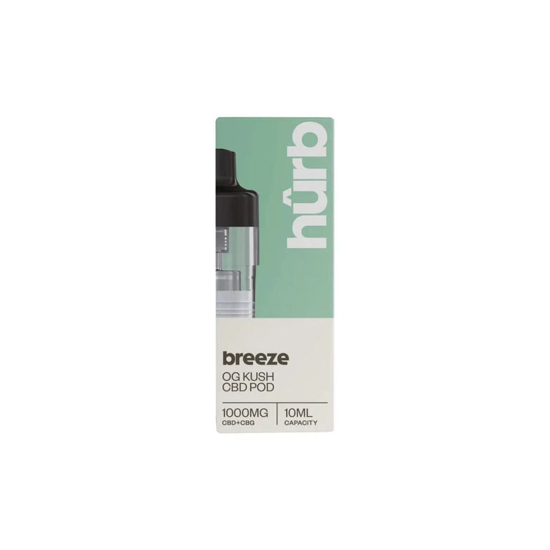 Hurb CBD Products OG Kush Hurb Breeze CBD 1000mg Pre-filled Pod 10ml