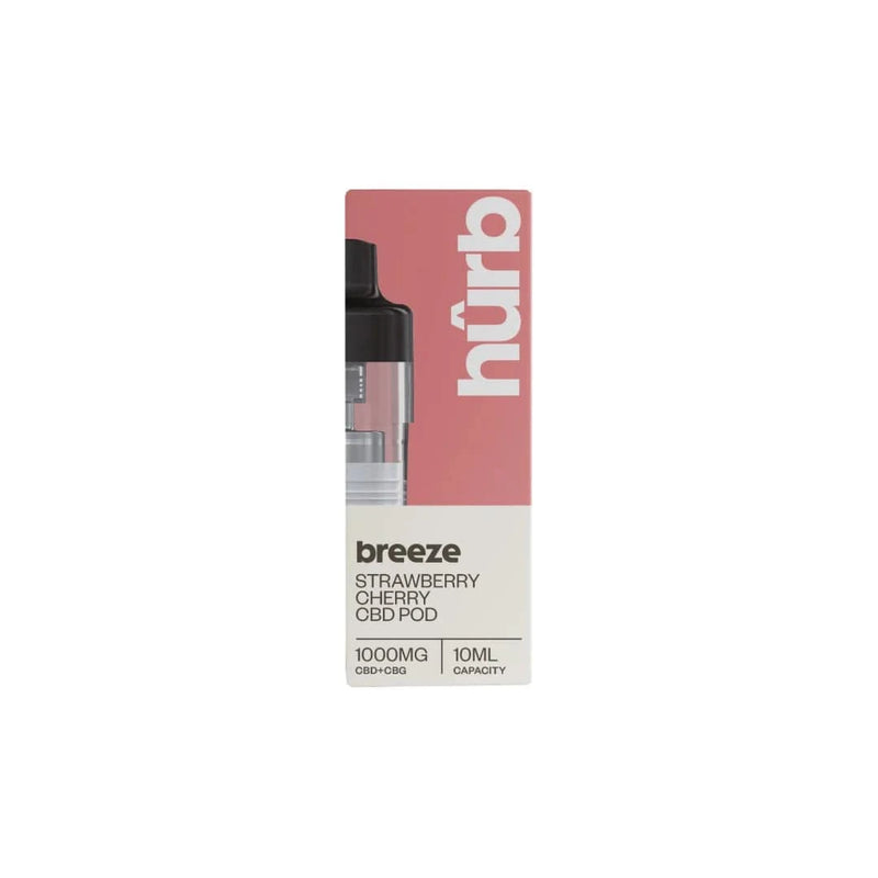Hurb CBD Products Strawberry Cherry Hurb Breeze CBD 1000mg Pre-filled Pod 10ml